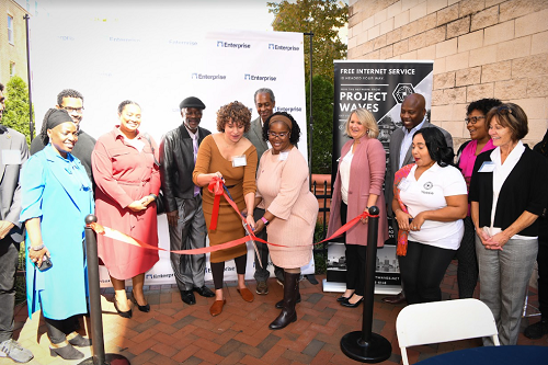 Project Waves ribbon cutting