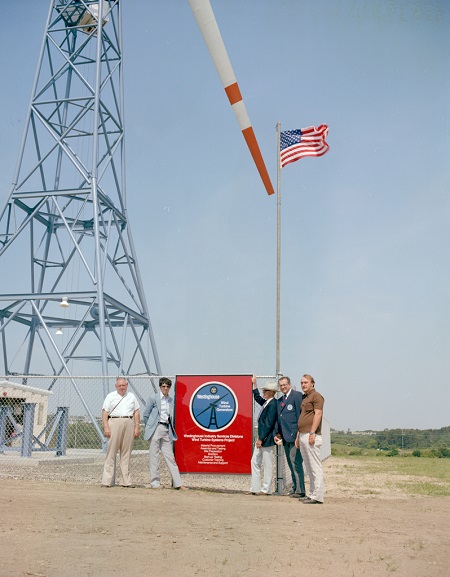 Block Island wind turbine dedication ceremony