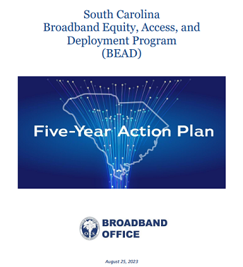 South Carolina BEAD Five Year Plan coversheet