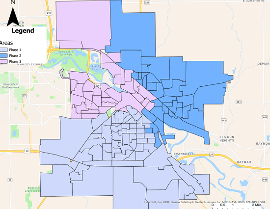 Waterloo Fiber Construction Map