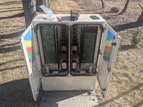 Houston MO fiber cabinet