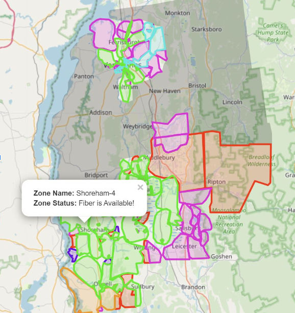 Maple Broadband Territory Map