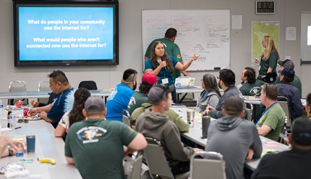 Davida Delmar in action