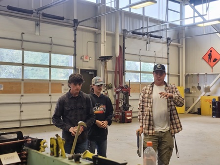 VCBB apprenticeship program students and instructor