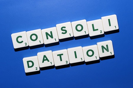 Consolidation Scrabble tiles 