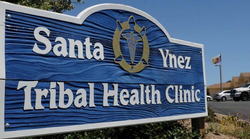 Santa Ynez Band of Chumash Indians Health Clinic sign