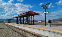 American Fork UT Frontrunner station 
