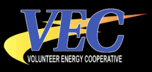 Volunteer Energy Coop logo black background