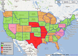Community Broadband Preemption Map